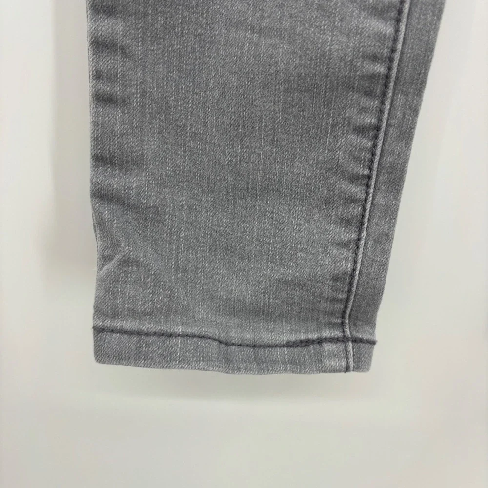 Childrens Place Kids Super Skinny Fit Jeans 6X 7 Gray Adjustable Waist Boho Cute